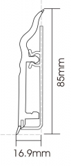 Zócalo de PVC F90-B