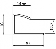 Hebilla de suelo de PVC MC12